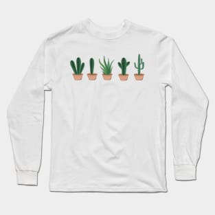 Cactus Sticker Pack Long Sleeve T-Shirt